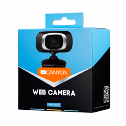 Canyon CNE-CWC3N webcam 2 MP 1980 x 1080 pixels USB 2.0 Black, Silver