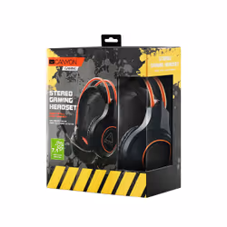 Canyon CND-SGHS7 headphones/headset Wired Head-band Gaming Black, Orange - Additional view 5