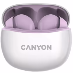Canyon TWS-5 Headset Wireless In-ear Calls/Music/Sport/Everyday USB Type-C Bluetooth Violet