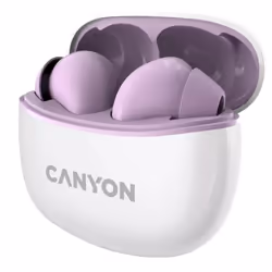 Canyon TWS-5 Headset Wireless In-ear Calls/Music/Sport/Everyday USB Type-C Bluetooth Violet
