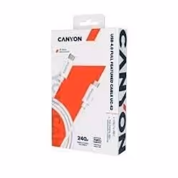 Canyon UC-42 cable U4-CC-5A2M-E USB4 TYPE-C to TYPE-C WHT
