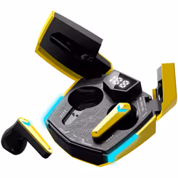Canyon GTWS-2 Headset Wireless Ear-hook Gaming USB Type-C Bluetooth Charging stand Yellow - Additional view 5