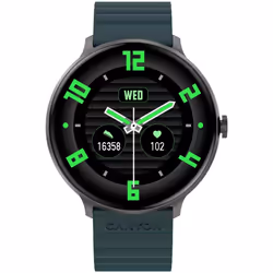 Canyon CNS-SW69BG smartwatch / sport watch 3.3 cm (1.3") LTPS 44 mm Digital 360 x 360 pixels Touchscreen Black
