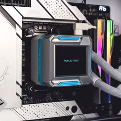 Valkyrie Syn 240 ARGB Processor All-in-one liquid cooler 24 cm White