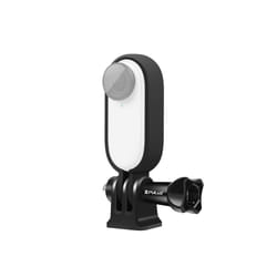 PULUZ Plastic Protective Frame Mount Cage with Tripod Base Adapter for Insta360 GO 2(Black)