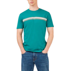 BEN SHERMAN 8146 Mens T Shirts Summer Cotton Tee - Dark Green, XS