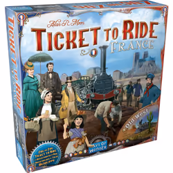 Days of Wonder | Ticket to Ride France Board Game EXPANSION | Ages 8+ | For 2 to 5 players | Average Playtime 30-60 Minutes