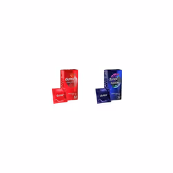 Durex Thin Feel Condoms - Pack of 12 & Extended Pleasure Condoms - Pack of 12
