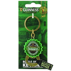 GuinnessÂ® Green Collection Flip Down Bottle Opener Keyring