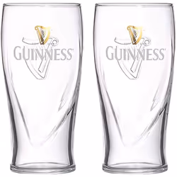 Guinness 2 Pack 1/2 Pint Glass Set