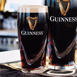 Guinness 2 Pack 1/2 Pint Glass Set