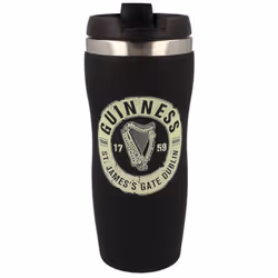 Bottle Top Travel Mug Tumbler with St James's Gate Design (300ml)