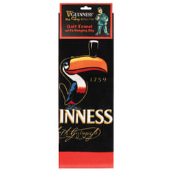 Guinness Gilroy Toucan Cotton Golf Towel with Carabiner Clip