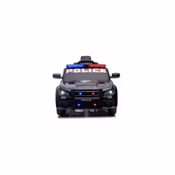 Licensed Kids Ride On 12V Electric Dodge Police Car - Black
