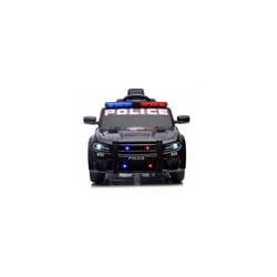 Licensed Kids Ride On 12V Electric Dodge Police Car - Black