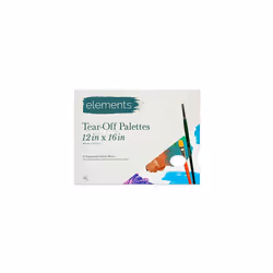 Tear Off Palette - 40 Disposable Painting Palette Sheets, Artist Pad Mixing Surface for Oil or Acrylic Paint Pigment Colours ...
