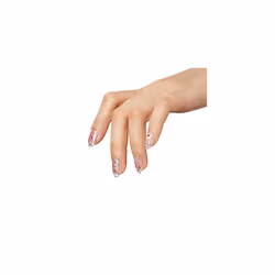 Gel Nail Polish, Flirt Sp16, Alabaster, Glitter, Pale, Transparent, White Long Lasting, Chip Resistant, 10 ml (Requires Drying Under UV LED Lamp)