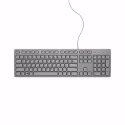 DELL KB216, Full-size (100%), Wired, USB, QWERTZ, Grey