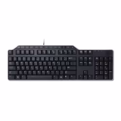 DELL KB522, Full-size (100%), Wired, USB, QWERTY, Black