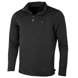 Calvin Klein Golf Mens 2021 CK Harlem 1/4 Zip Sweater - L, Black