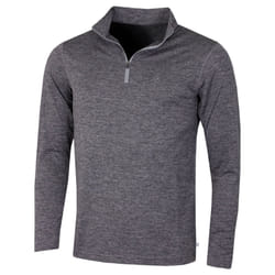 Calvin Klein Golf Mens 2021 CK Harlem 1/4 Zip Sweater - S, Grey Marl