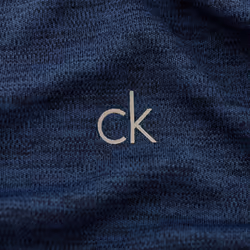 Calvin Klein Golf Mens 2021 CK Harlem 1/4 Zip Sweater - M, Navy Marl