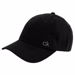 Calvin Klein Mens 2021 Classic Cotton Adjustable 6 Panel Baseball Cap - One Size, Black