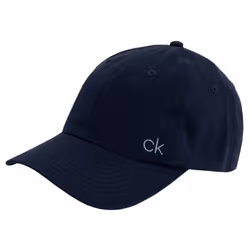 Calvin Klein Mens 2021 Classic Cotton Adjustable 6 Panel Baseball Cap - One Size, Navy