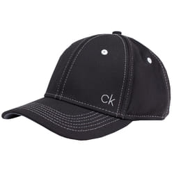 Calvin Klein Golf Mens 2021 CK Airtex Adjustable Mesh Cap - One Size, Black/Silver
