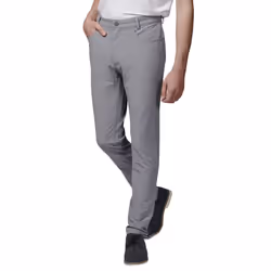 Calvin Klein Mens 2021 Genius 4-Way Stretch Quick Drying Slim Fit Golf Trousers - 32L, Silver