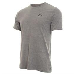 Calvin Klein Golf Mens Newport T-shirt Crew Neck T-Shirt T Shirt Tee Top - Silver, L