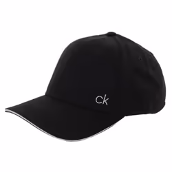 Calvin Klein Unisex 2021 Airtex Performance Adjustable Quick Dry Cap - One Size, Black/White