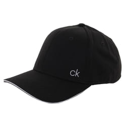 Calvin Klein Unisex 2021 Airtex Performance Adjustable Quick Dry Cap - One Size, Black/White