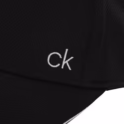 Calvin Klein Unisex 2021 Airtex Performance Adjustable Quick Dry Cap - One Size, Black/White