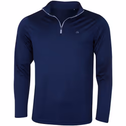 Calvin Klein Golf Mens 2021 CK Harlem 1/4 Zip Sweater - L, Navy