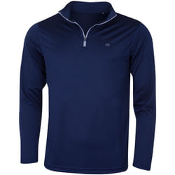 Calvin Klein Golf Mens 2021 CK Harlem 1/4 Zip Sweater - M, Navy