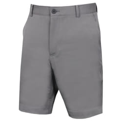Calvin Klein Mens 2022 Slim Fit Micro Tech Lightweight Golf Shorts - 30" Waist, Silver
