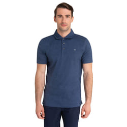Calvin Klein Mens 2021 Newport Moisture Wicking Lightweight Golf Polo Shirt - M, Navy Marl