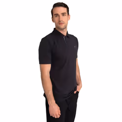Calvin Klein Mens 2021 Breeze Moisture Wicking Lightweight Polo Shirt - S, Black