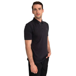 Calvin Klein Mens 2021 Breeze Moisture Wicking Lightweight Polo Shirt - S, Black