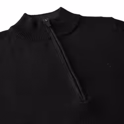 Calvin Klein Mens 2021 Knit Cotton 1/2 Zip Golf CK Top Sweater - M, Blackout