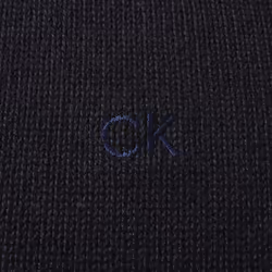 Calvin Klein Mens 2021 Knit Cotton 1/2 Zip Golf CK Top Sweater - 3XL, Midnavy