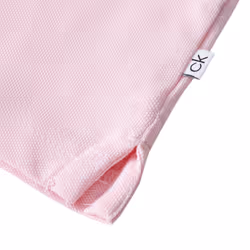 Calvin Klein Mens 2025 Campus 3 Button Ribbed Collar Golf Polo Shirt