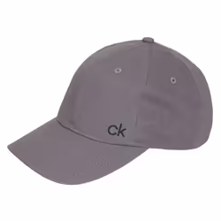Calvin Klein Mens 2021 Classic Cotton Adjustable 6 Panel Baseball Cap - One Size, Slate