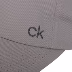 Calvin Klein Mens 2021 Classic Cotton Adjustable 6 Panel Baseball Cap - One Size, Slate