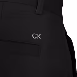 Calvin Klein Mens 2021 Slim Fit Micro Tech Lightweight Golf Shorts - 30" Waist, Black