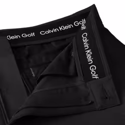 Calvin Klein Mens 2021 Slim Fit Micro Tech Lightweight Golf Shorts - 30" Waist, Black
