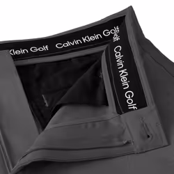 Calvin Klein Mens 2022 Slim Fit Micro Tech Lightweight Golf Shorts - 30" Waist, Steel