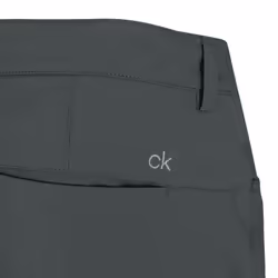 Calvin Klein Mens 2021 Tech Slim Fit Lightweight Golf Trousers - 32L, Steel