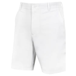 Calvin Klein Mens 2022 Slim Fit Micro Tech Lightweight Golf Shorts - 30" Waist, White